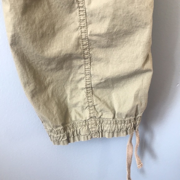 RuffHewn sage green lightweight cotton jogger/cargo pants with belt size 12 - Picture 7 of 16